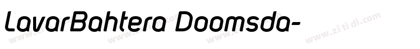 LavarBahtera Doomsda字体转换